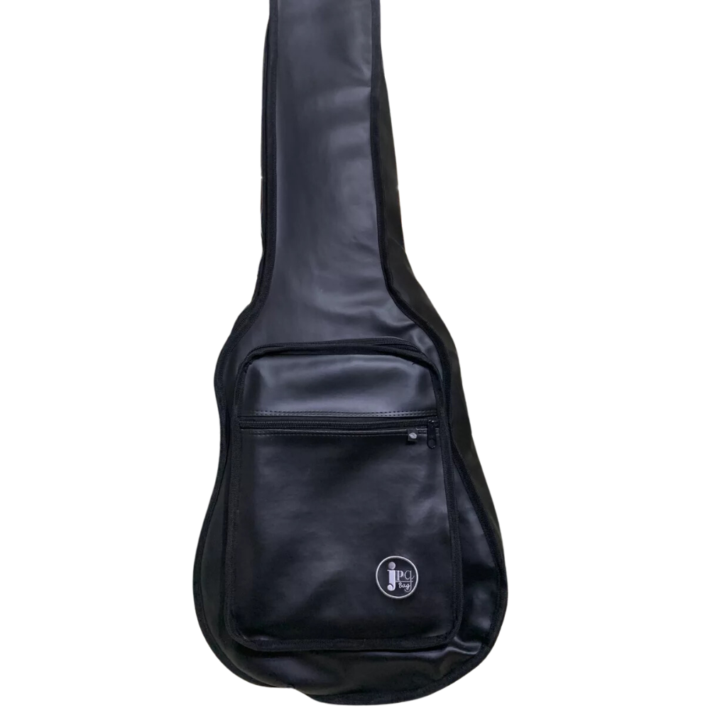 Capa Bag Violão Clássico Acolchoada Cargo Couro Preto