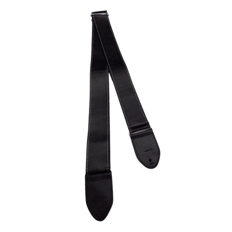 Correia Couro Sintético 7cm Lisa Para Violão, Guitarra, Baixo