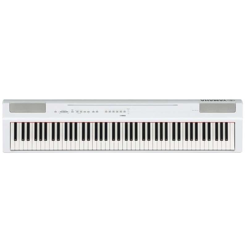 Piano Digital P 125 Wh Branco 88 Teclas Sensitivas Com Fonte E Pedal Sustain Yamaha