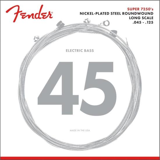 Encordoamento Fender .045 72505M Para Contrabaixo 5 Cordas Aço Niquelado