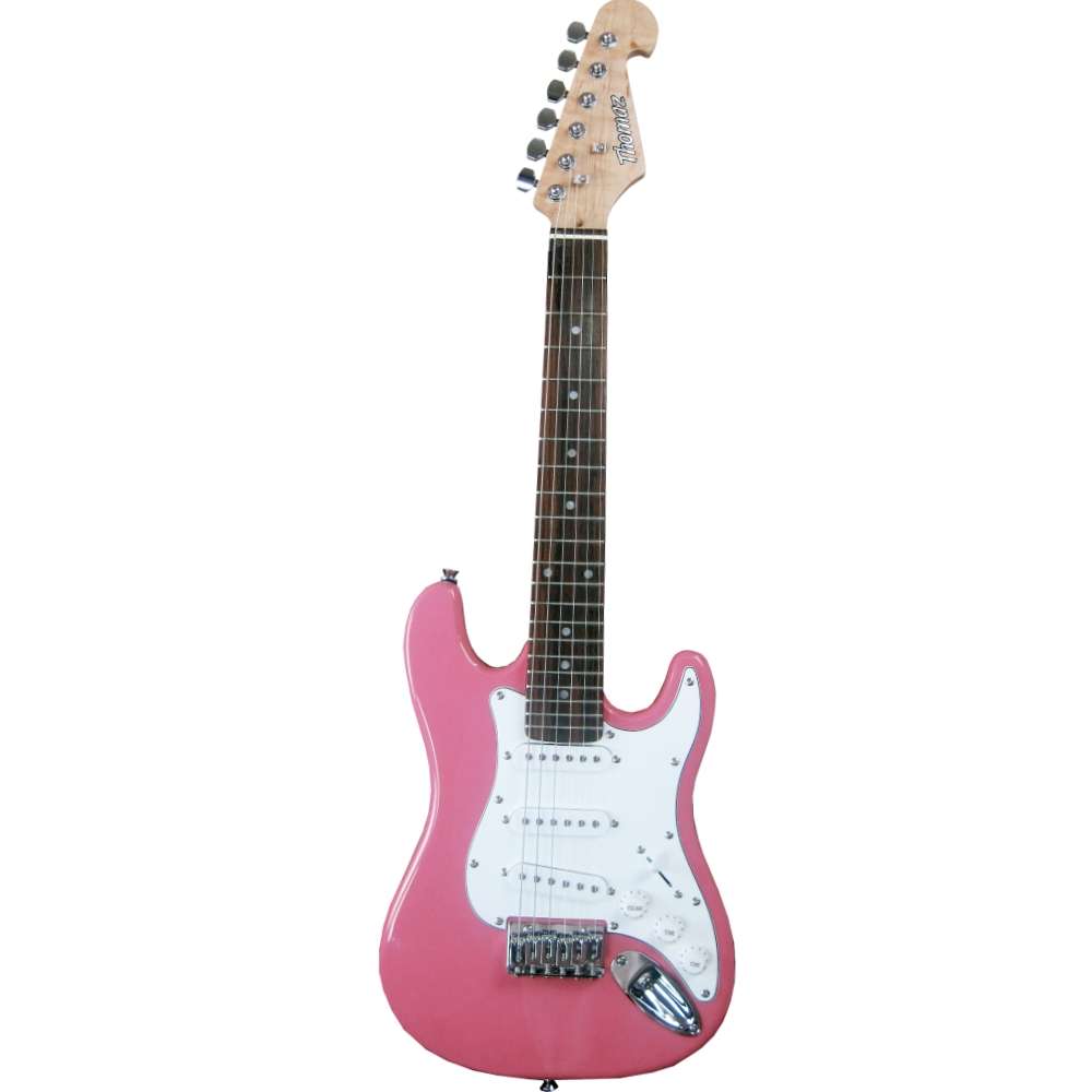 Guitarra Elétrica Kids Teg 30 Rosa Thomaz