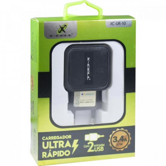Carregador Ultra 2 USB 3.4 XC-UR10 X-Cell Flex
