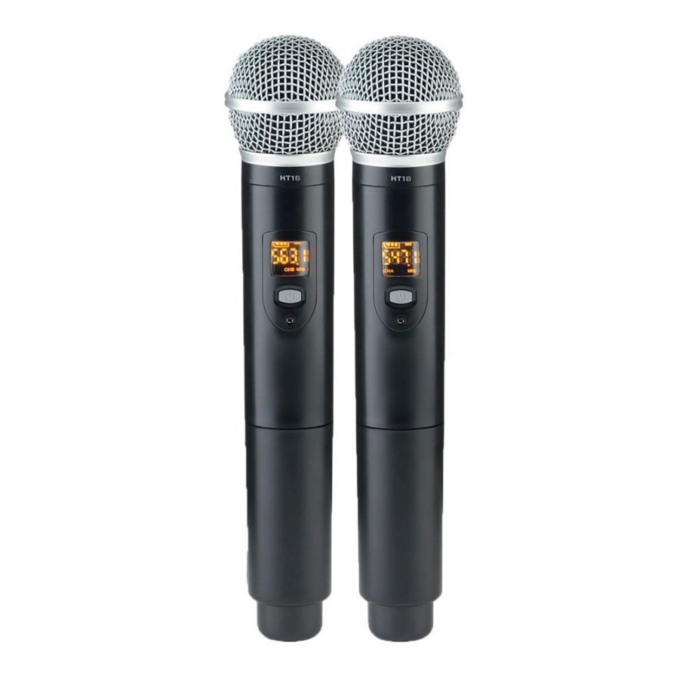 Microfone Sem Fio Duplo DVS100DM VOKAL