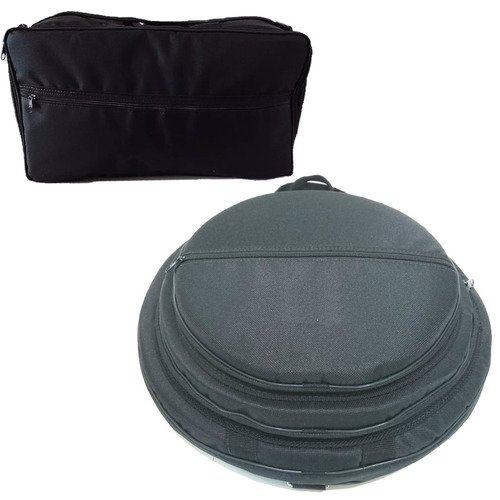 Kit Capa Pratos Master Luxo Até 22 Pol C/ Capa Pedal Duplo