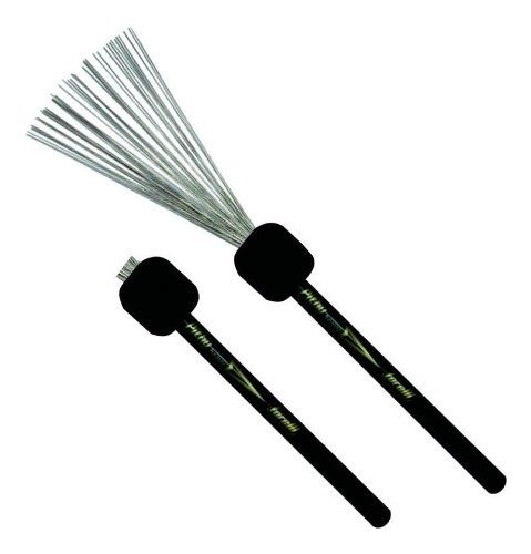 Kit Vassourinhas Pithy Para Cajon Aço Nylon Torelli Promoçãp