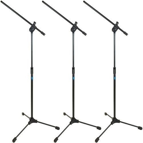 Kit 3 Pedestal Girafa Suporte Estante Para Microfone Tps Ask
