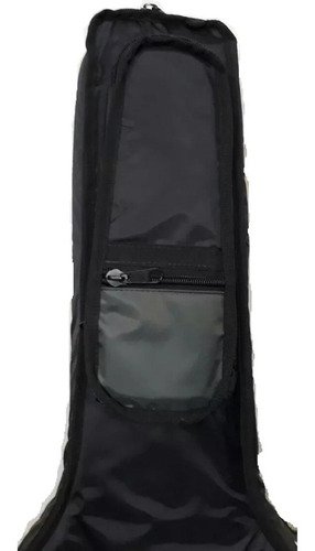 Capa Bag Violão Folk Acolchoada Premium Nylon 70 Ultra Resistente Cinza