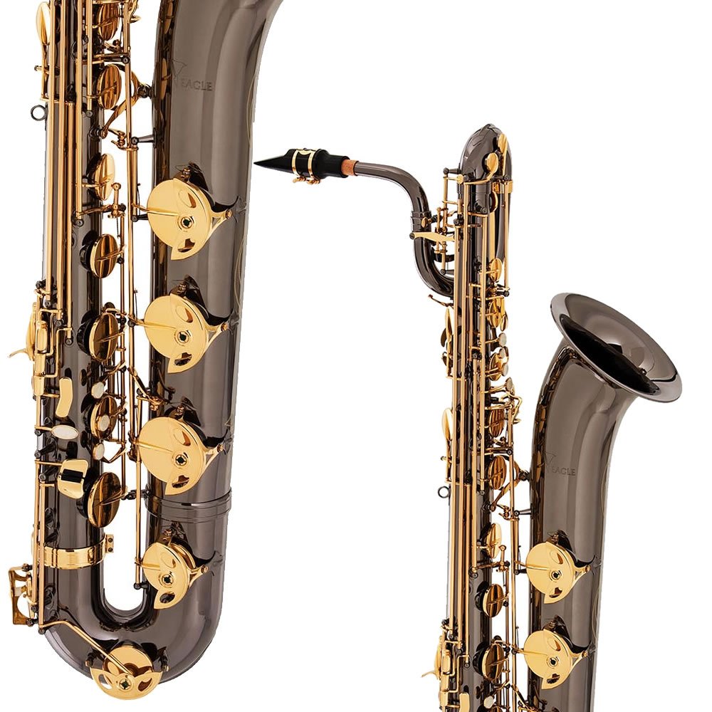 Saxofone Profissional Barítono Mib Sb 506 BG Eagle + Estojo