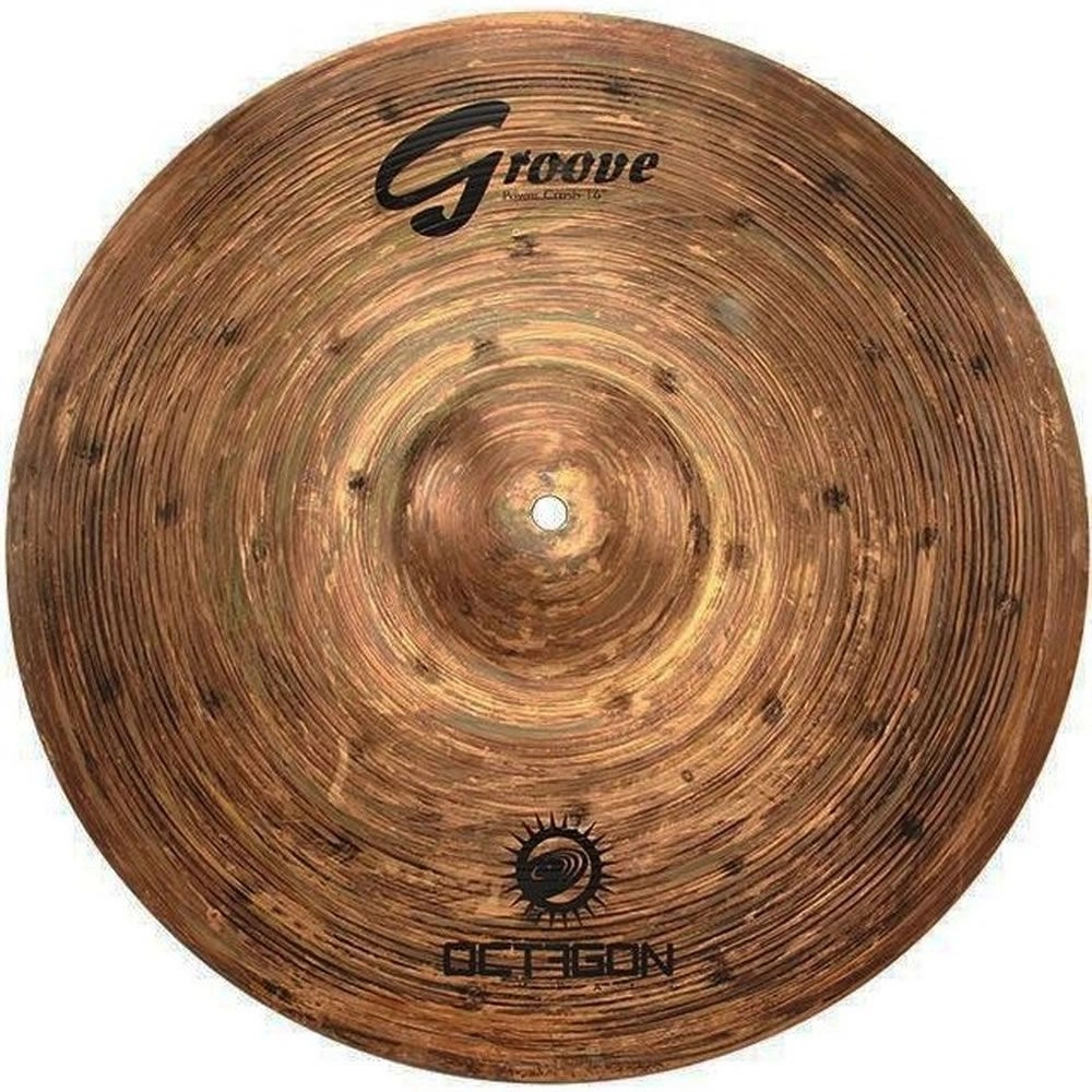 Prato Bateria Ataque Power Crash 16 Octagon Groove Gr16pc