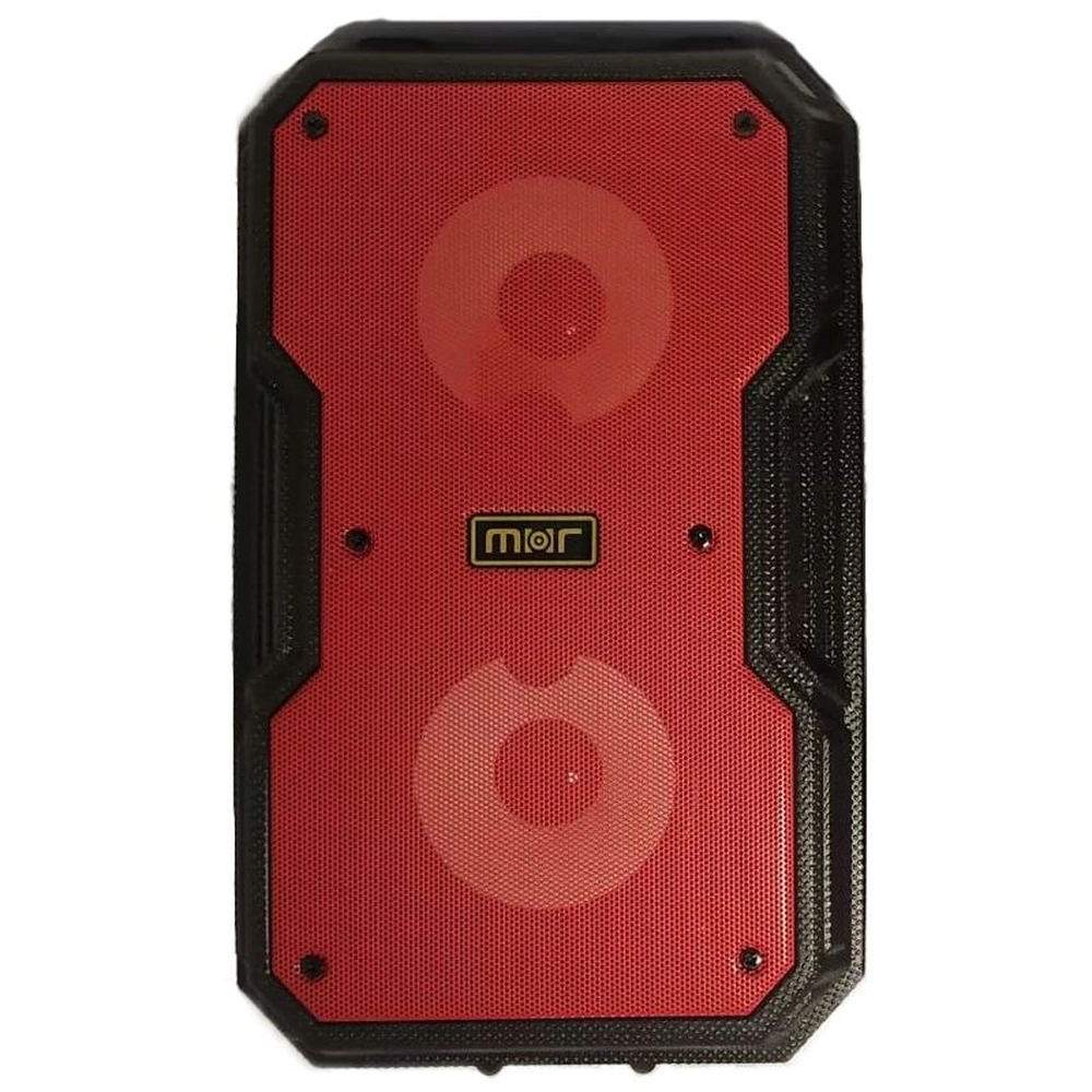 Caixa De Som Portátil Bluetooth Luz Led Mp3 Jhw Vermelho