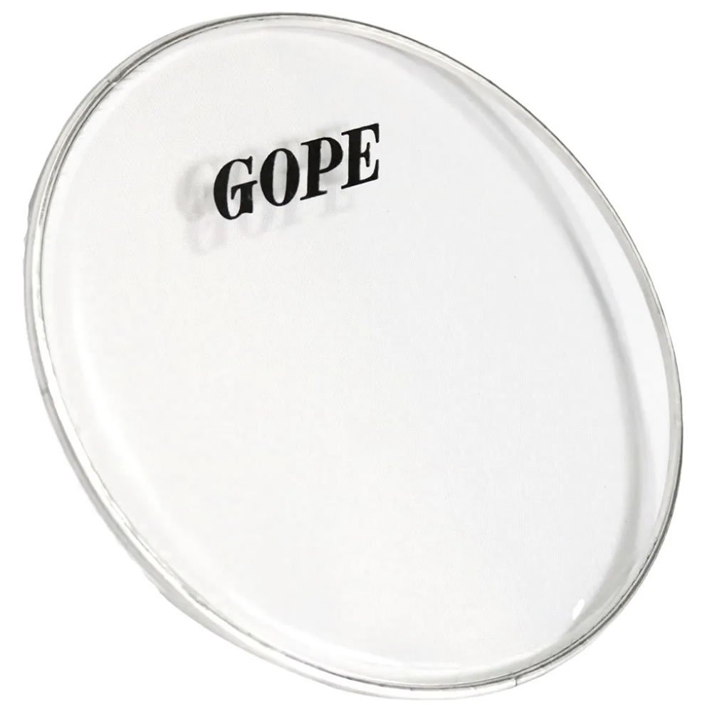 Pele Gope 11 Polegadas Transparente Cristal Aro Alumínio