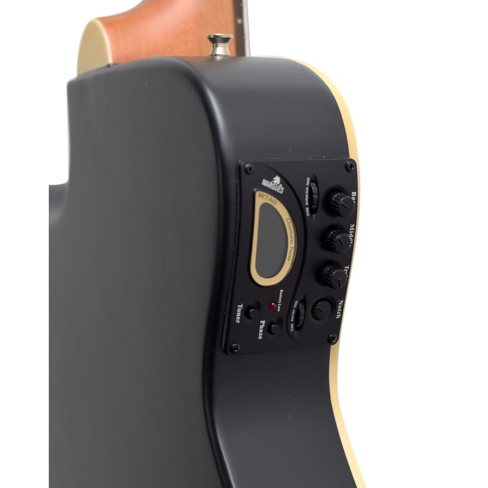 Violão Eletro-Acústico Marquês Vn-11 Flat Ativo Castanho