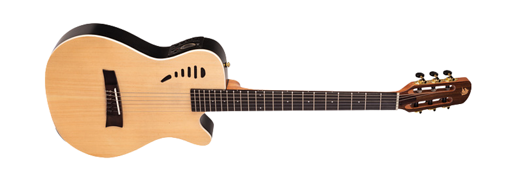 Violão Marquês VN-11NSEQ Eletroacústico Nylon Clássico Cutaway Natural Fosco