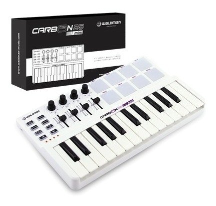 Teclado Waldman Controlador Midi Usb 25 Teclas Carbon 25mini