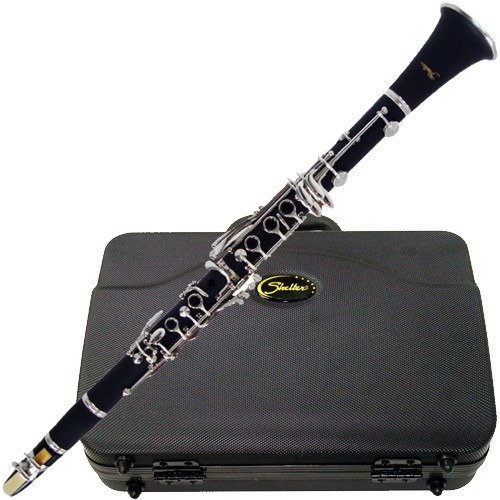 Clarineta Shelter 17 Chaves Niqueladas Bb Com Case Tjs6402