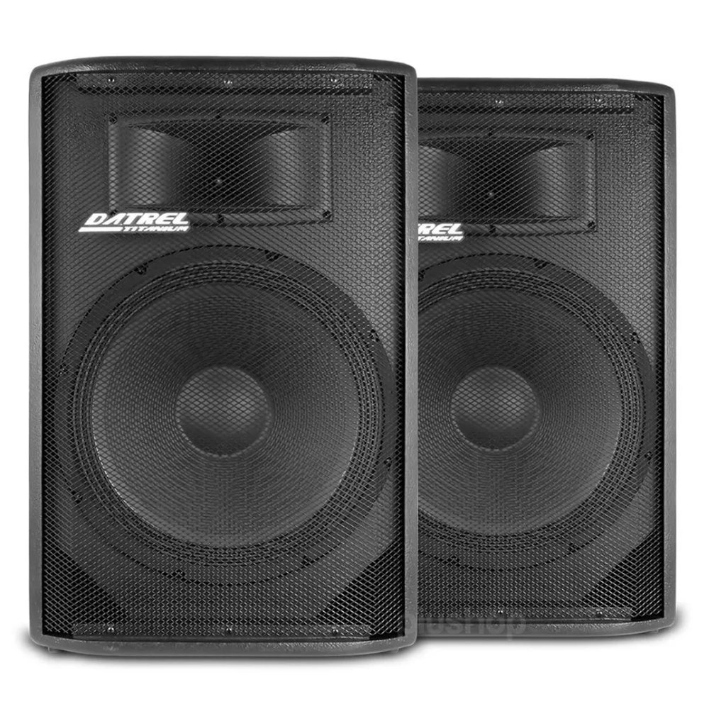 Kit Caixa Ativa Passiva Datrel Falante 15 Bluetooth Usb 600w Datrel At15-300