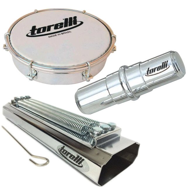 Kit Torelli Reco Reco Tr501 + Tamborim Tt414 + Ganza Tg551