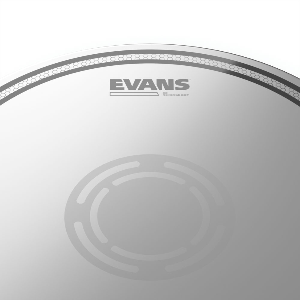 Pele Batedeira Para Caixa 13" Evans EC Reverse Dot B13ECSRD