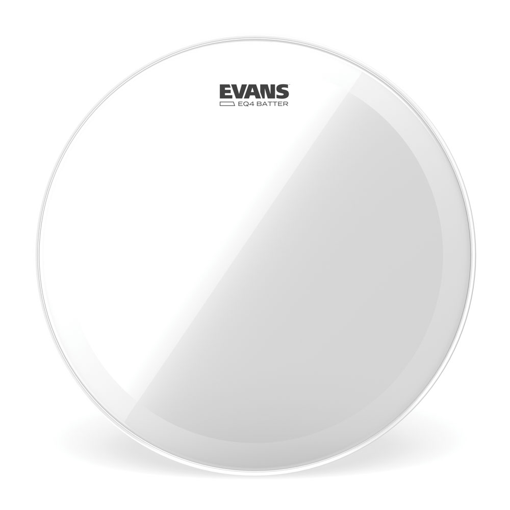 Pele Batedeira Para Bumbo 24' Evans EQ4 Transparente BD24GB4