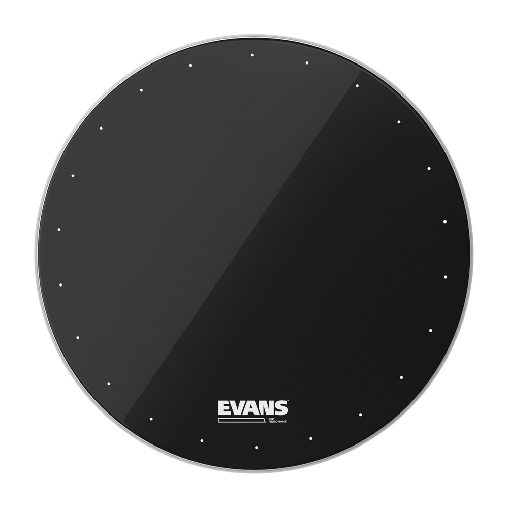 Pele De Resposta Para Bumbo 20" Evans EQ1 Reso Black BD20RA