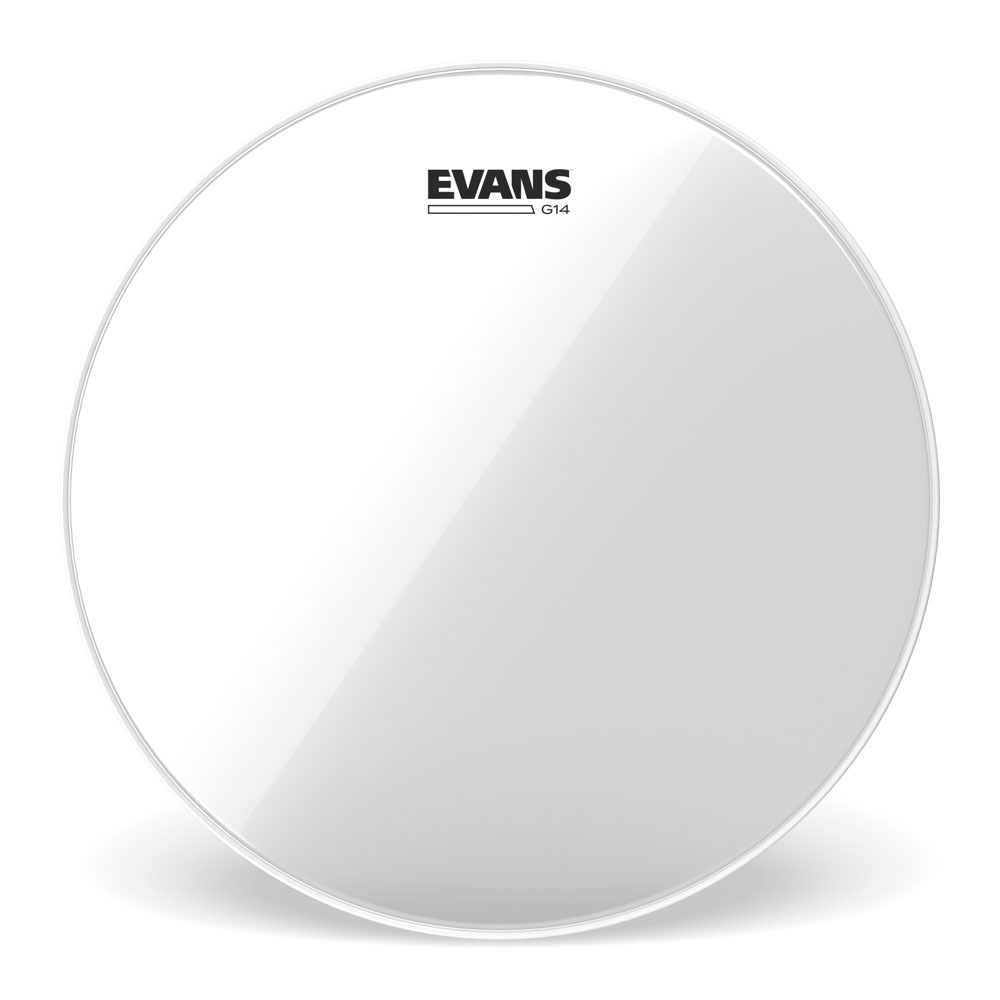 Pele Para Caixa E Tom 10'' Evans G14 Transparente TT10G14