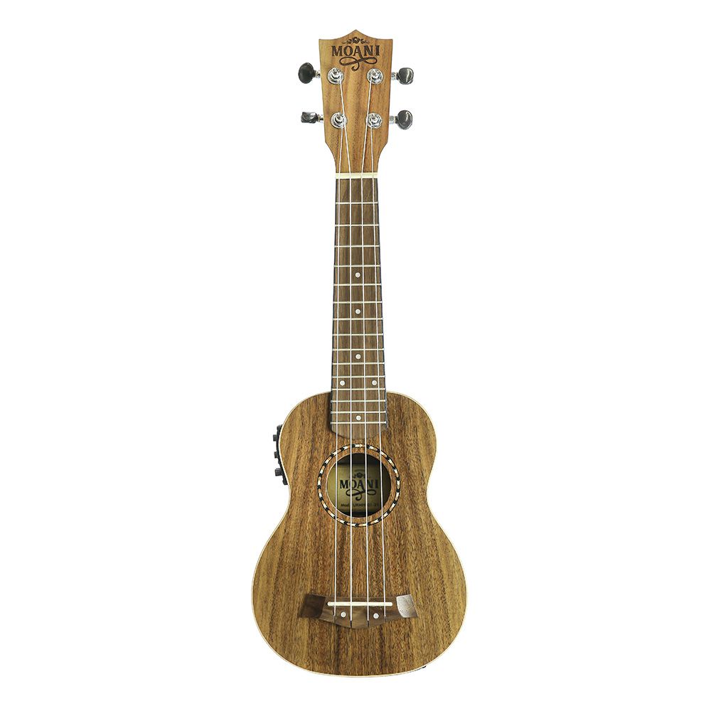 Ukulele Moani WAIKIKI Soprano 21'' Koa Eletro Bag UKBG12-21