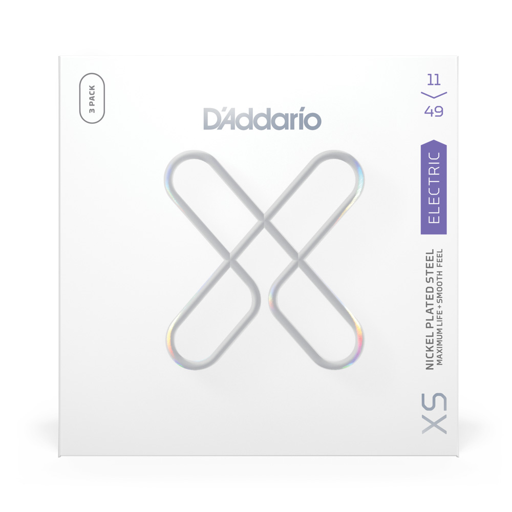 Encordoamento Guitarra Revestido 11-49 (3 Jogos) DAddario XS