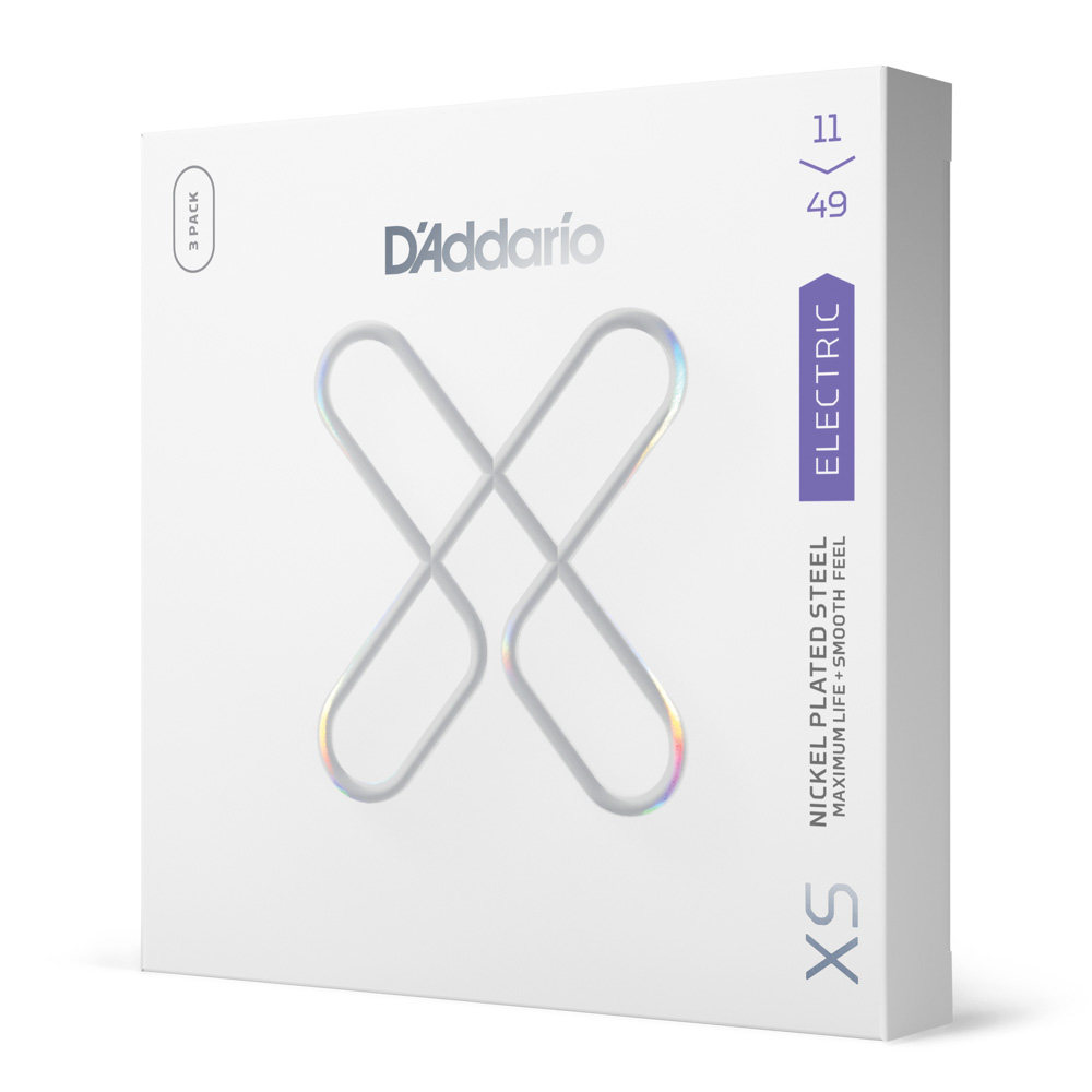 Encordoamento Guitarra Revestido 11-49 (3 Jogos) DAddario XS
