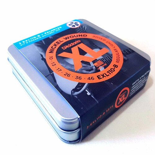 Kit 2 Encordoamento Para Guitarra D'addario Exl110 Promoção