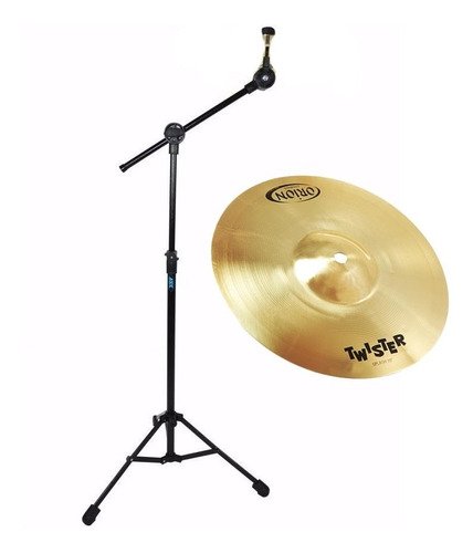 Kit Pedestal Girafa P/ Pratos Bateria B12g Ask C/ Splash 10