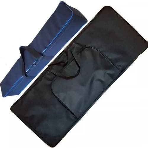 Kit Capa Acolchoada Teclado 5/8 + Capa Para Suporte Stay