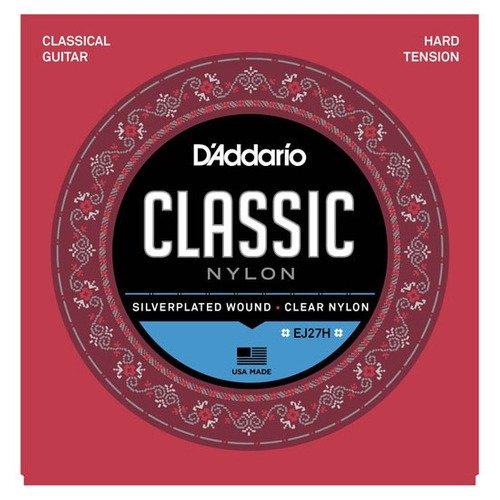 Kit 4 Jogos De Cordas D'addario Ej27h Classic Nylon + Palhet