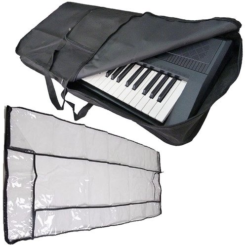 Kit Capa Para Teclado 5/8 Para + Capa Cobertura Yamaha Casio