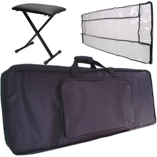 Kit Acessórios Teclado C/ Banqueta Capa Cobertura Envio 24h