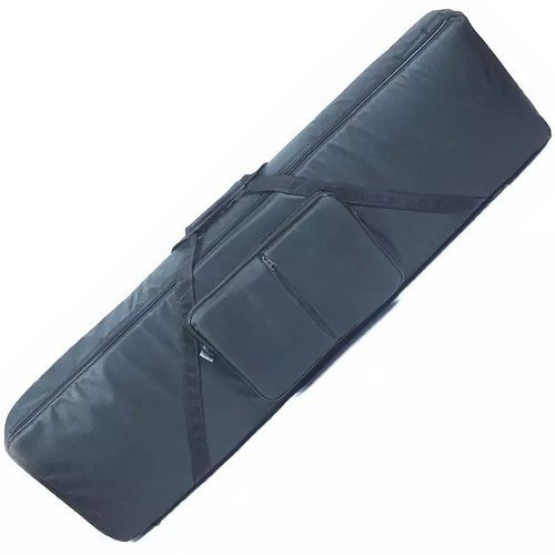 Capa Teclado 6/8 Bolso Duplo Acolchoado Super Luxo Nylon