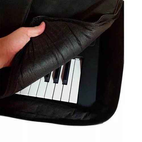 Capa Para Teclado 5/8 Acolchoado Ultra Resistente C/ Bolso