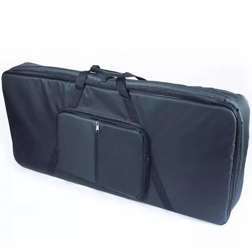 Capa Para Teclado 5/8 Acolchoada Bolso Duplo Super Luxo