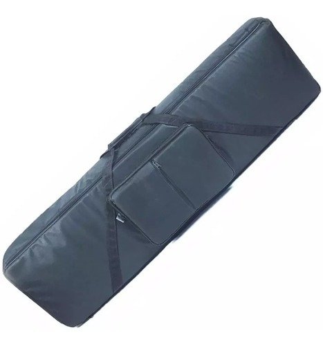 Capa Teclado Acolchoado 6/8 Bolso Duplo Super Luxo Nylon