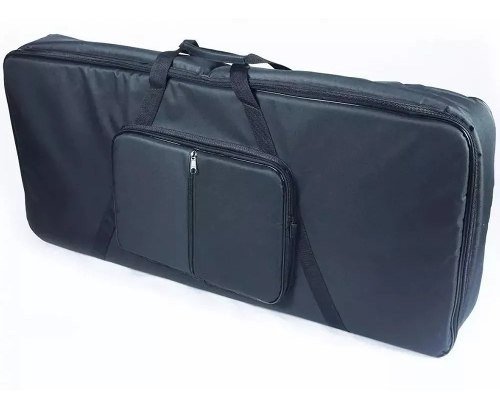 Capa Teclado 5/8 Acolchoado Bolso Duplo Super Luxo Nylon