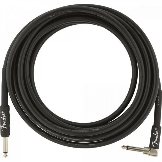 Cabo para Instrumentos P10 x P10 (90°) 4,5m PROFESSIONAL SERIES Preto FENDER