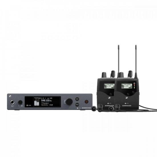 Sistema De Monitoramento Sennheiser EW IEM G4-TWIN-G Sem Fio Antigo