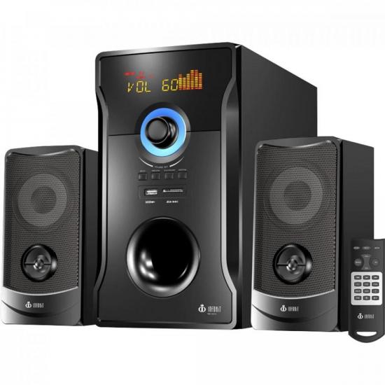Caixa de Som Speakers Bluetooth com Subwoofer VM-X2151 Preta EXBOM