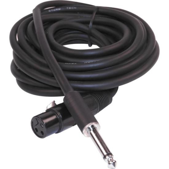 Cabo P10 Mono x XLR 7m Serie Titan Niquel CBMC0013 Storm