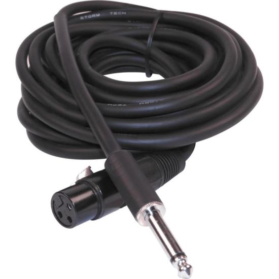 Cabo P10 Mono x XLR 1m Serie Titan Niquel CBMC0010 Storm