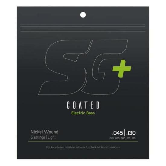Encordoamento Revestido p/ Baixo 5 cordas .045 NICKEL WOUND Leve SG
