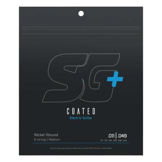 Encordoamento Revestido p/ Guitarra .011 NICKEL WOUND Médio SG