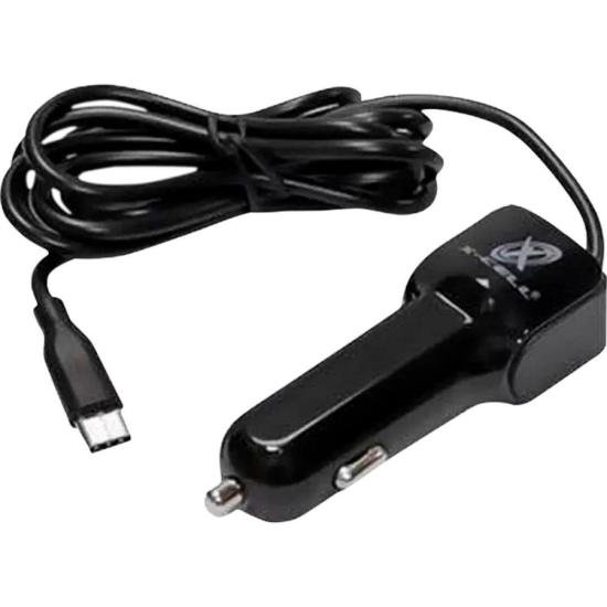 Carregador Veicular XCell Micro USB 2.5A Turbo Preto
