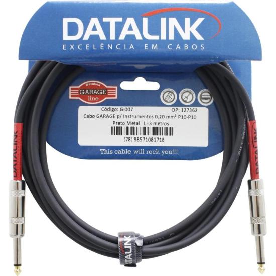 Cabo Para Instrumento P10 X P10 3m Datalink