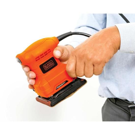 Lixadeira Orbital 1/4" BS200-BR 200w 127v Black Decker