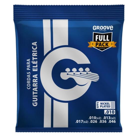 Encordoamento Para Guitarra .010 Solez Groove GFP2